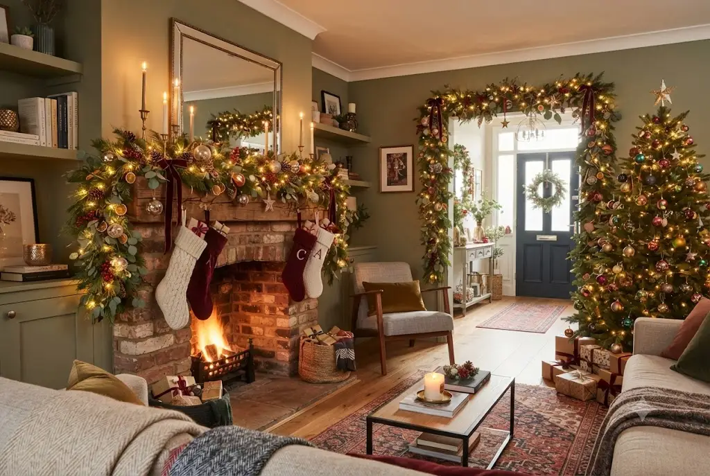 Christmas Garland Decor Ideas for a Festive UK Home Christmas Garland Decor Ideas for a Festive UK Home