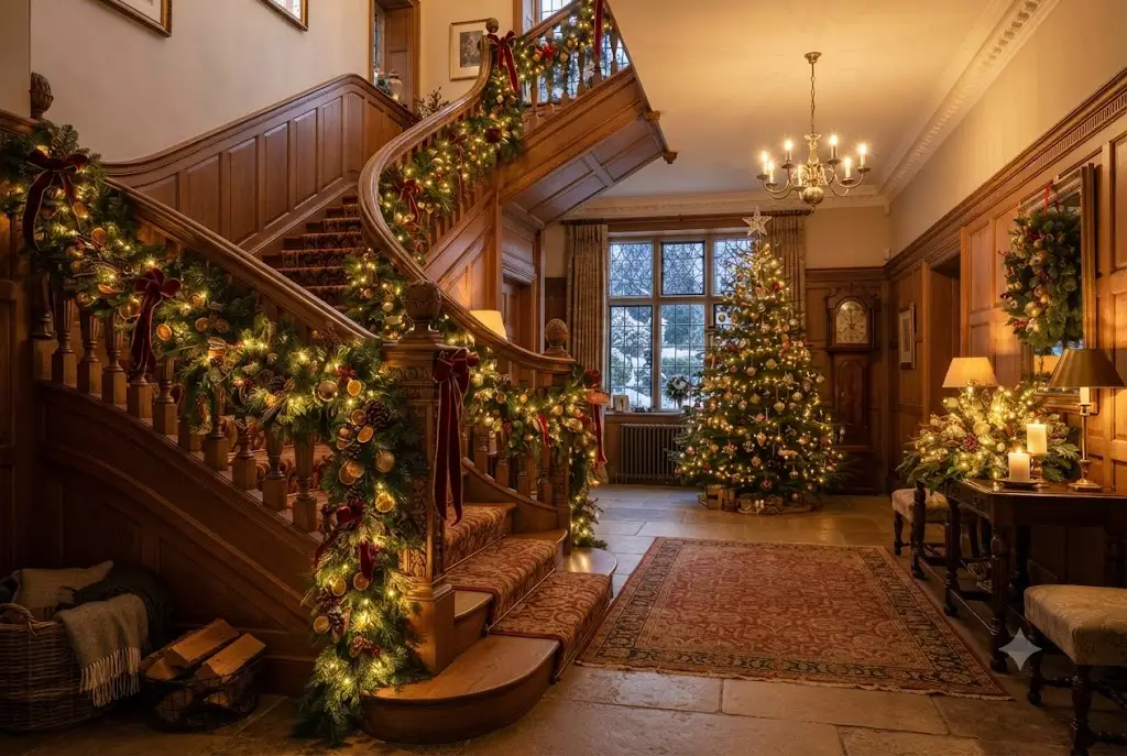 Christmas Staircase Decorations for a Magical Festive Home Christmas Staircase Decorations for a Magical Festive Home