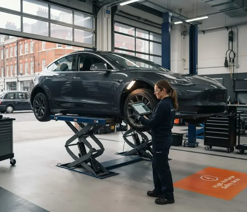 EV servicing in London with professional electric vehicle maintenance