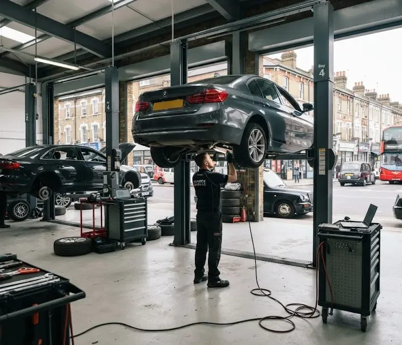 Garage chains in London providing professional vehicle servicing and repairs